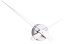 Dizajnové nástenné hodiny Future Time FT9650CH Hands chrome 60cm