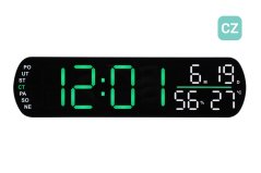 Digitálny svietiaci budík do siete s češtinou JVD SB5512.4