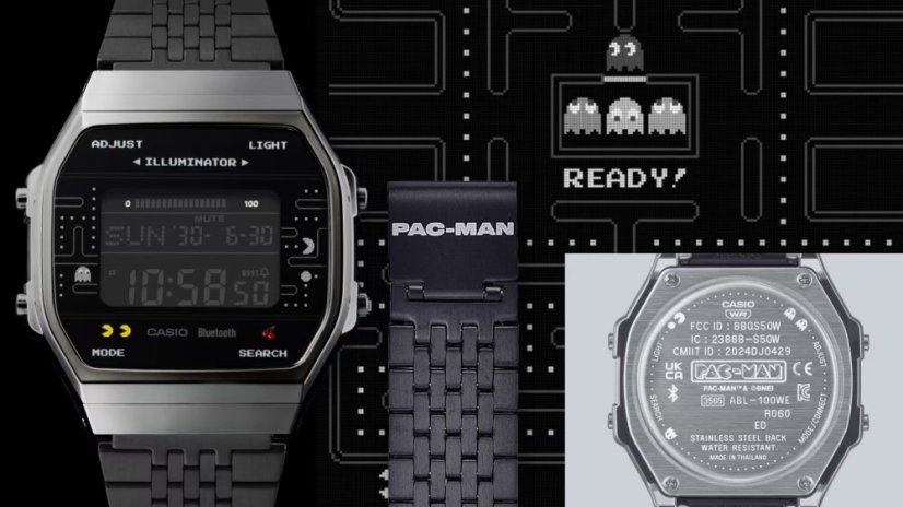CASIO ABL-100WEPC-1BDR Vintage PAC-MAN Collaboration