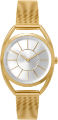 Zlaté dámske hodinky MINET ICON LIGHT GOLD MESH