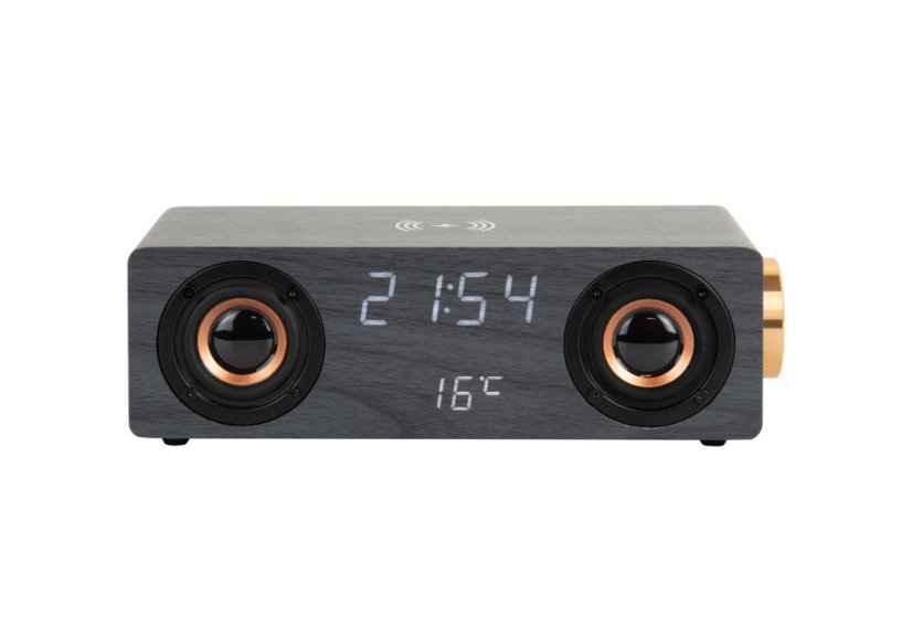 Radiobudík s nabíječkou smartphonů a Bluetooth reproduktorem 6059BK Karlsson 25cm