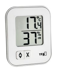 TFA 30.5026.02 - Digitální teploměr s vlhkoměrem  MOXX - bílý