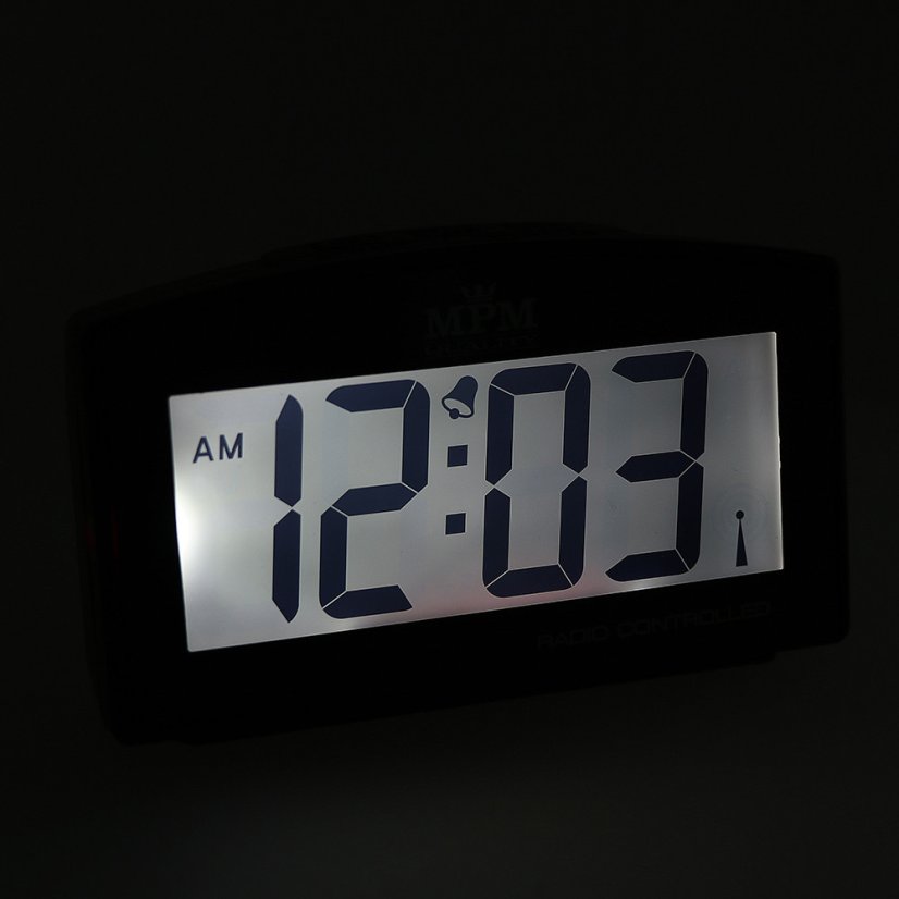 Digitální rádiem řízený budík MPM C02.3257.55
