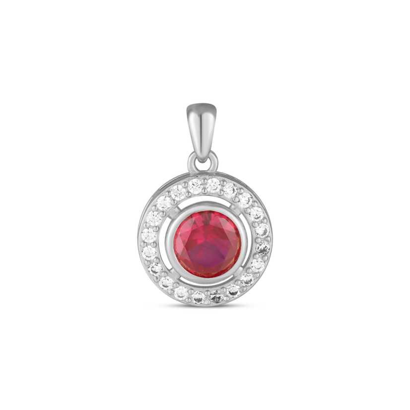 Strieborný prívesok so zirkónmi JVD SVLP0779SH2R100 Strieborný prívesok so zirkónmi JVD SVLP0779SH2R100