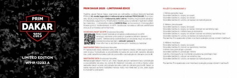 PRIM Dakar 2025 - W91P.13233