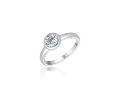 Stříbrný prsten JVD SVLR0464SH2BI56