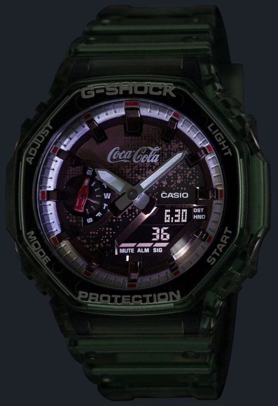 CASIO GA-2100CC-3AER G-Shock Carbon Core Guard Coca-Cola® Collaboration