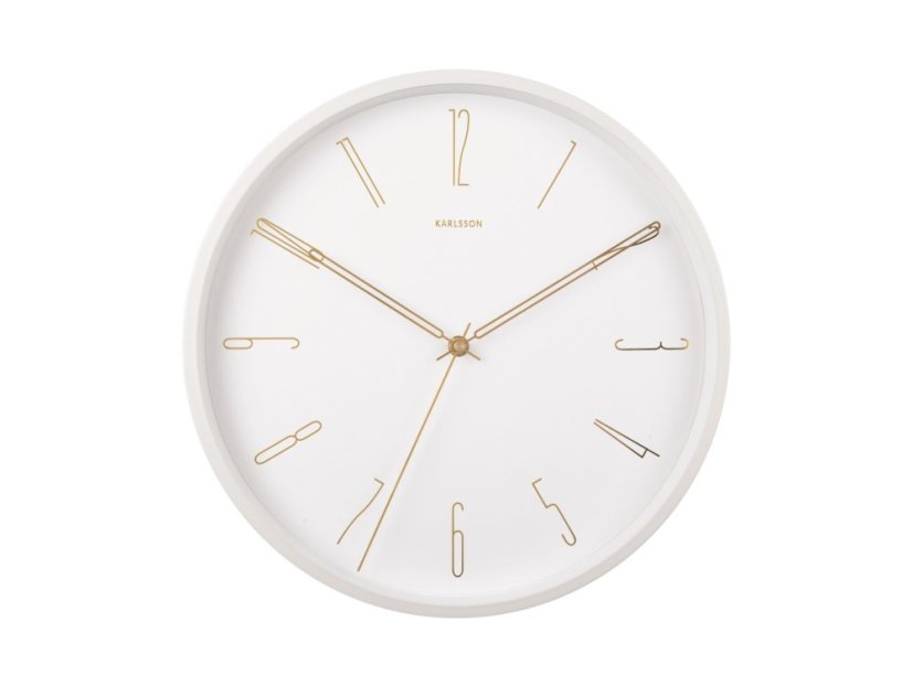 Dizajnové nástenné hodiny 5898WH Karlsson 35cm