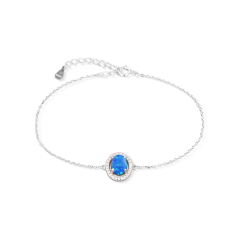 Strieborný náramok JVD SVLB0515SH2O217