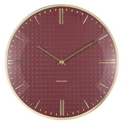 Dizajnové nástenné hodiny 6091RD Karlsson 35cm