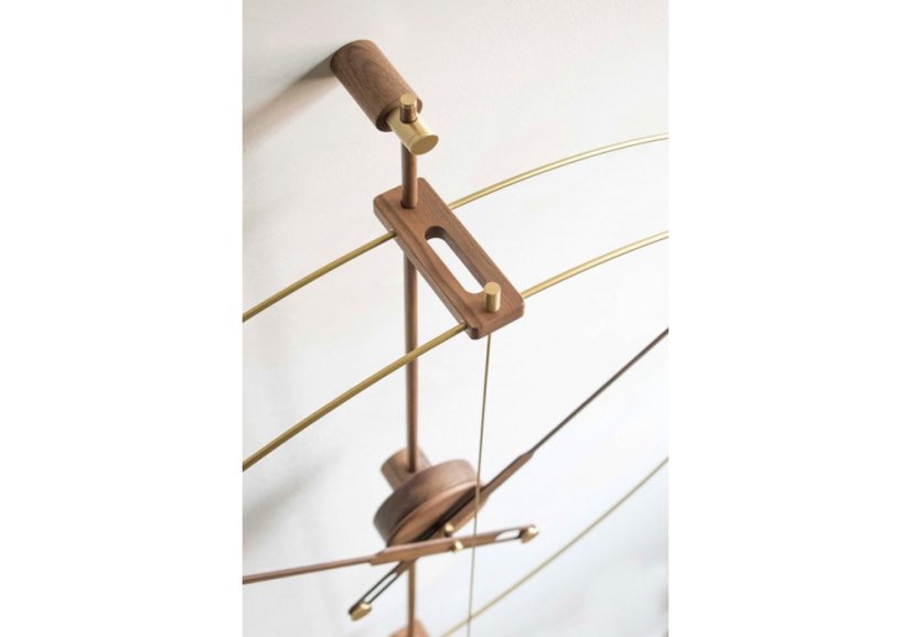 Designové nástěnné hodiny Nomon Barcelona Premium Gold 103cm
