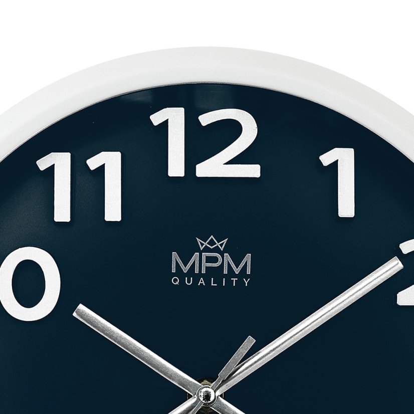 Nástenné hodiny s tichým chodom MPM Ageless Simplicity - E01.4202.30