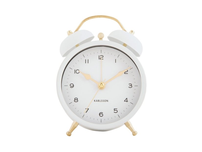 Dizajnový budík 5998WH Karlsson 13,5cm