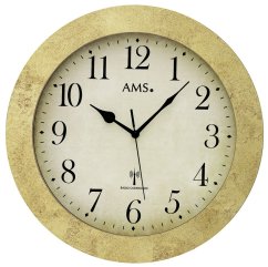 Designové nástěnné hodiny 5560MS AMS řízené rádiovým signálem 35cm