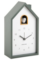 Stolní hodiny s kukačkovým budíkem 6015GR Karlsson 20cm