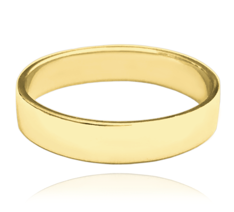 Pozlacený stříbrný snubní prsten MINET vel. 70