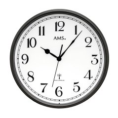 Designové nástěnné hodiny 5611 AMS řízené rádiovým signálem 37cm