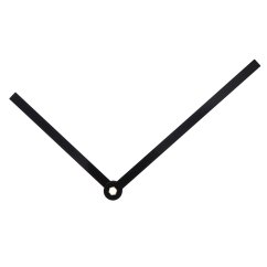 Kovové hodinové ručičky B16 (105 mm, 75 mm) - černé - Ručičky hodinové N2208...B16 pár