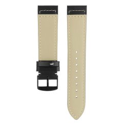 Kožený řemínek na hodinky PRIM Tritium RB.13238 (22 mm) - černý - RB.13238.2220.9000.L1