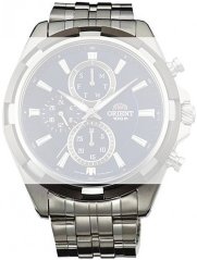Ocelový náramek Orient PDEZWSS 24mm (pro UY01), stříbrný