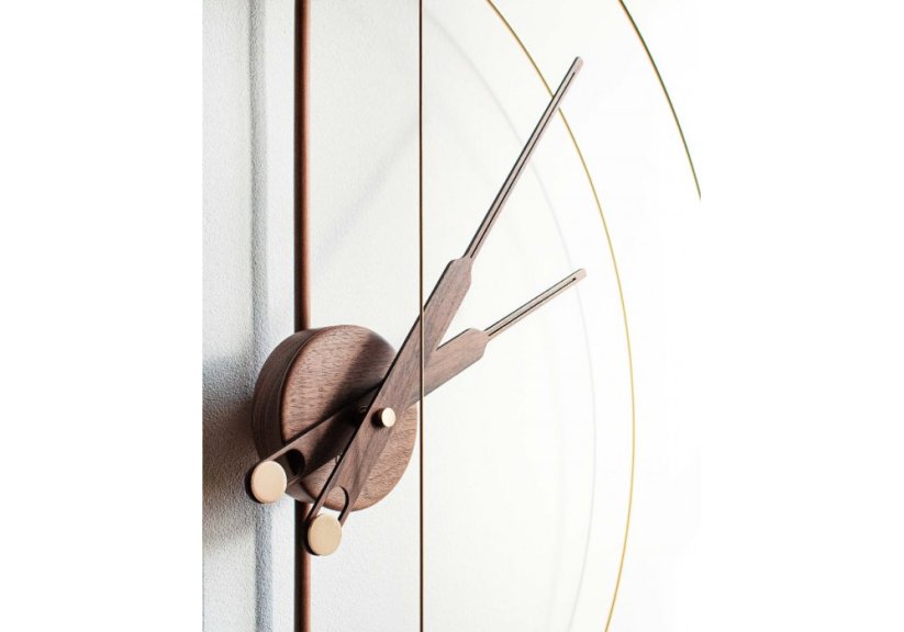 Designové nástěnné hodiny Nomon Barcelona Premium Gold 103cm