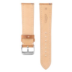 Kožený řemínek na hodinky PRIM RB.15892 (22 mm) - světle hnědý/bílý - RB.15892.2220.5100.L1