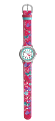CLOCKODILE Růžové dívčí dětské hodinky MOTÝL