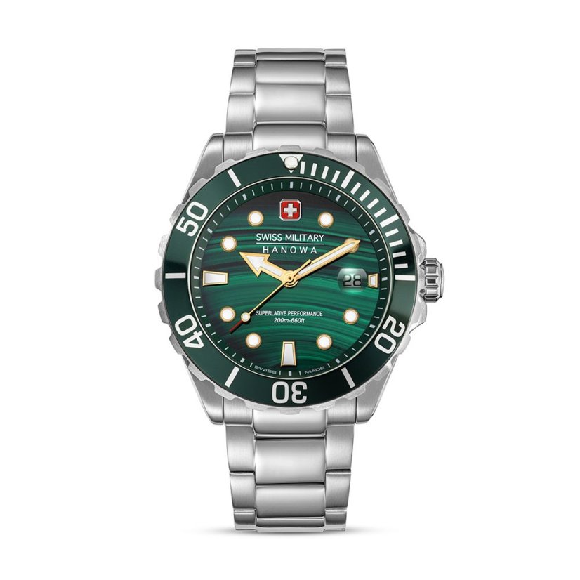 Swiss Military Hanowa SMWGH0005804 OFFSHORE DIVER GREEN WATER