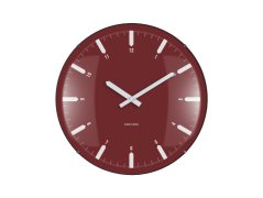 Dizajnové nástenné hodiny 6086RD Karlsson 35cm