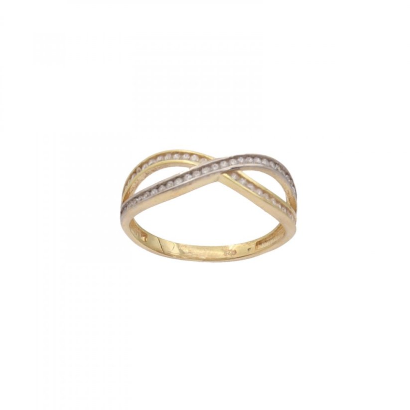 Zlatý prsten RRCS705, vel. 61, 1.65 g