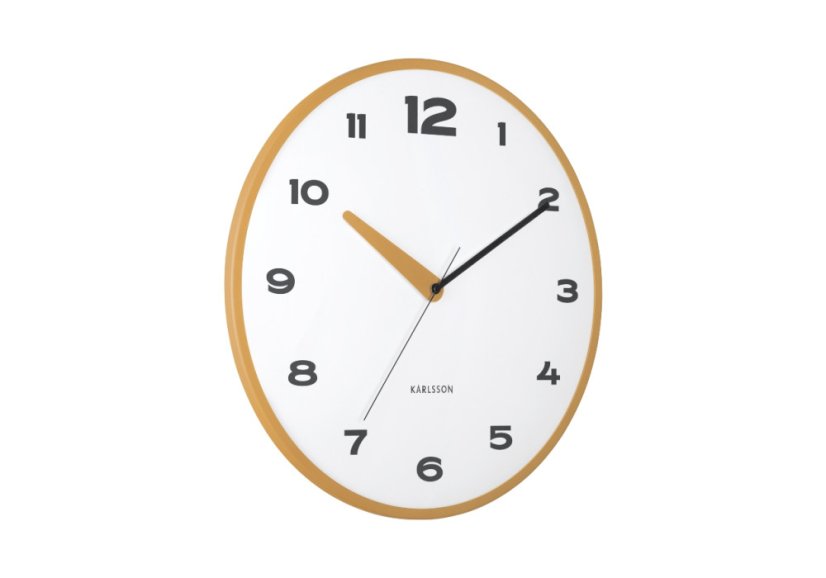 Dizajnové nástenné hodiny 6028YE Karlsson 40cm
