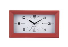 Designové stolní hodiny s budíkem 6066RD Karlsson 20cm