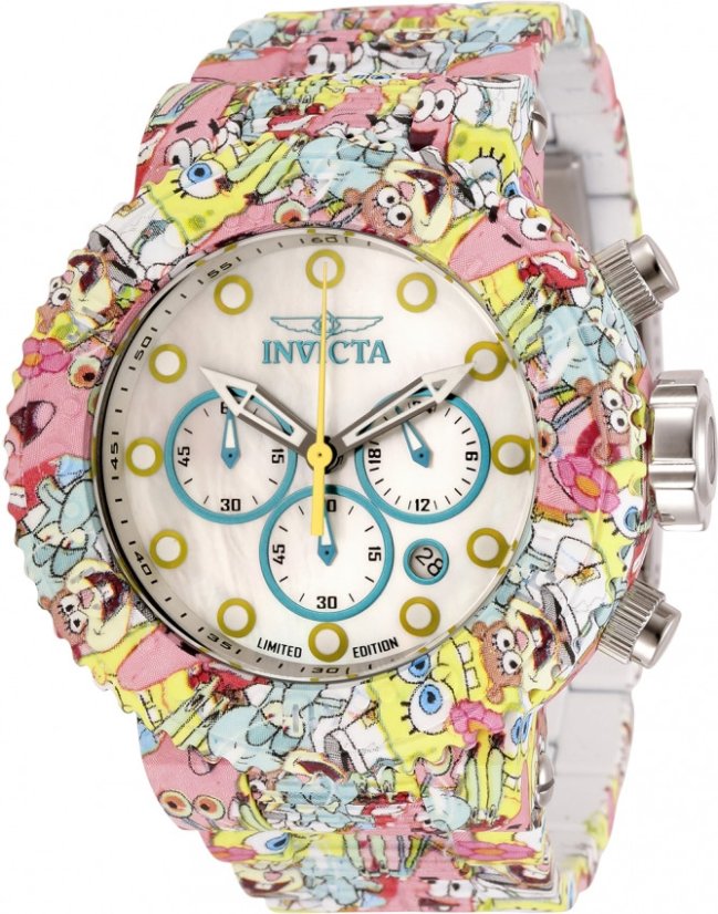 Invicta Sponge Bob Quartz Chronograph 32520 Sponge Bob and Friends Limited Edition 3000pcs Invicta Sponge Bob Quartz Chronograph 32520 Sponge Bob and Friends Limited Edition 3000pcs