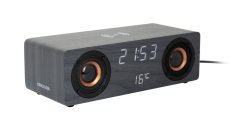 Radiobudík s nabíječkou smartphonů a Bluetooth reproduktorem 6059BK Karlsson 25cm