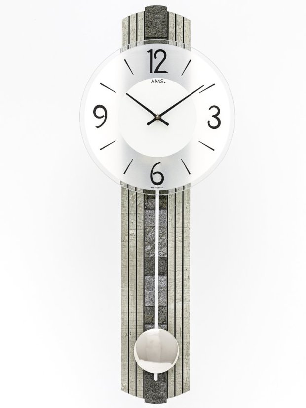 Designové kyvadlové hodiny 7490 AMS 62cm