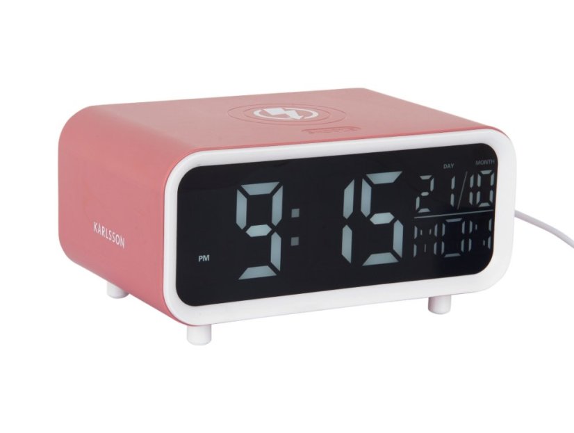 Digitálne stolné hodiny 6054PI Karlsson 11cm