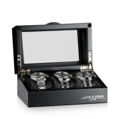 Kazeta na hodinky HEISSE & SÖHNE 70019-145 HS Oxford 3 - Dark Oak