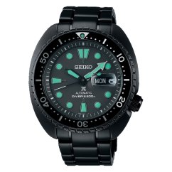 Seiko SRPK43K1 Prospex Black Series ‘Night Vision’ Turtle Diver