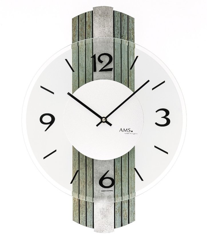 Designové nástěnné hodiny 9677 AMS 38cm Designové nástěnné hodiny 9677 AMS 38cm
