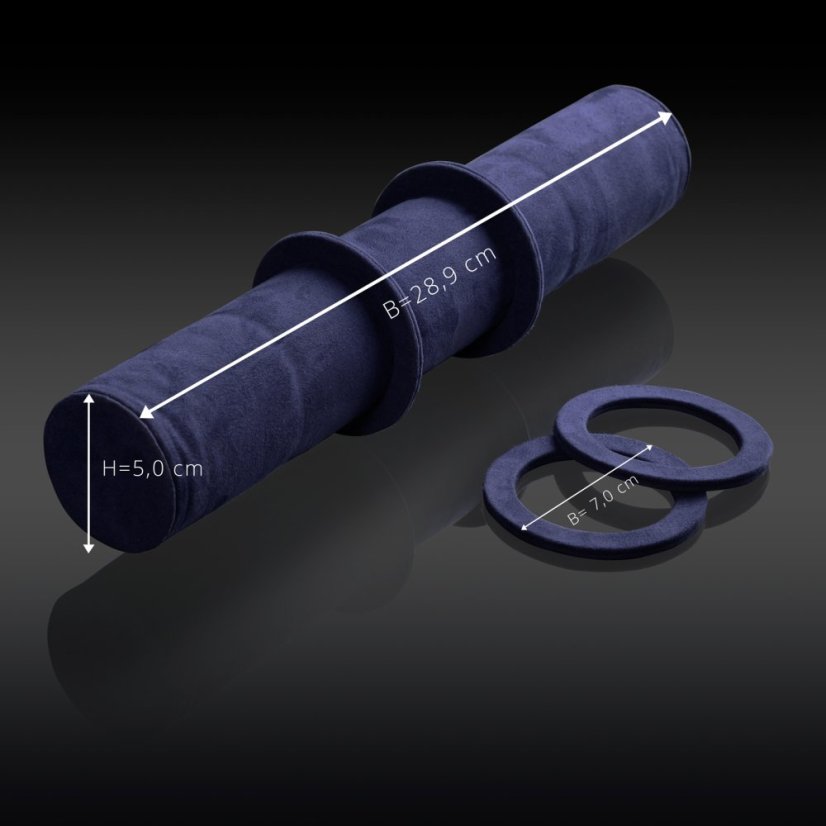 Puzdro na hodinky HEISSE & SÖHNE 70019-163 Rondo 5 Black/Blue