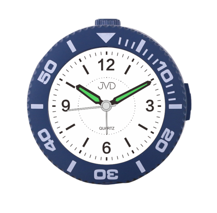 Ručičkový budík s tichým chodem JVD SRP507.2