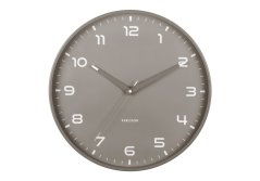 Dizajnové nástenné hodiny 6053GY Karlsson 40cm