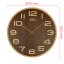 Nástenné hodiny PRIM Timber Veneer s tichým chodom E07P.4153.50