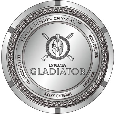 Invicta Gladiator Quartz 43mm 41122 (138 diamantů)