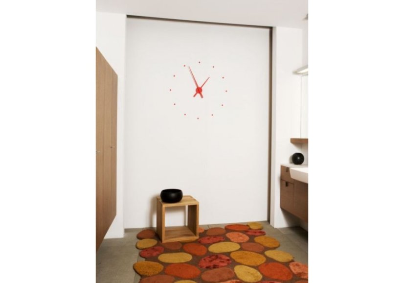Designové nástěnné hodiny NOMON OJ červené 50cm