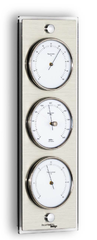 Designová nástěnná meteostanice-barometr I337M IncantensimoDesign 36cm