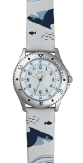 Detské náramkové hodinky s motívom Žralok JVD J7224.2