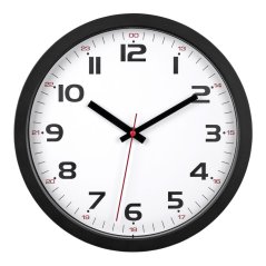 TFA 60.3050.01 - Nástenné hodiny - čierne