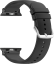LAVVU Čierny silikónový remienok na hodinky pre APPLE WATCH 38-40 mm