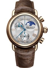 Aerowatch 1942 Moon Phase Chronograph Quartz A 78100 RO04